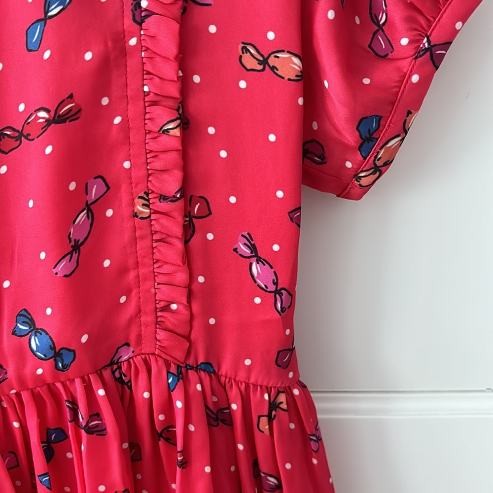 Rachel Riley Red Girls Dress - Picture 5 of 6